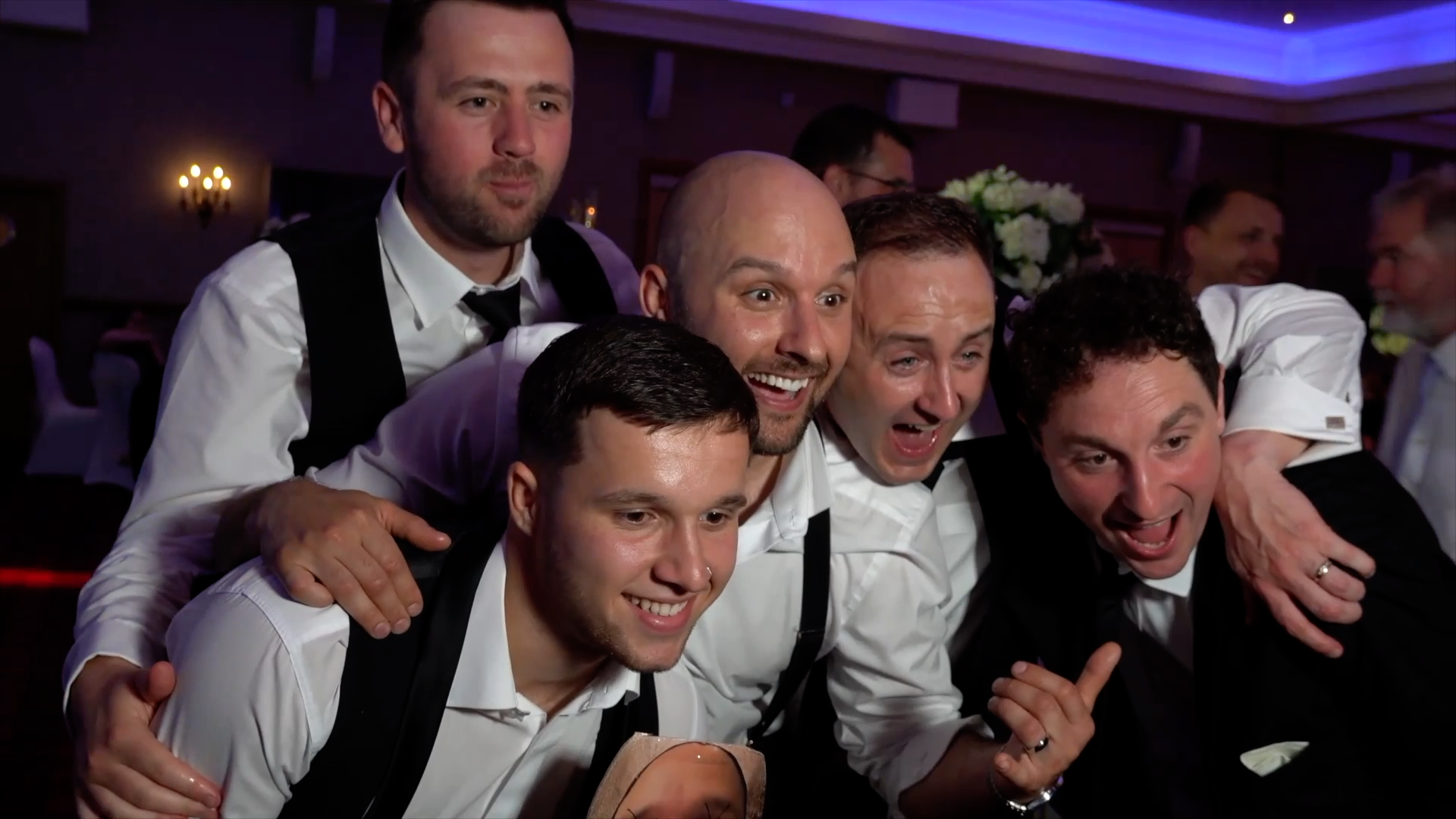Selfie mirror at an event